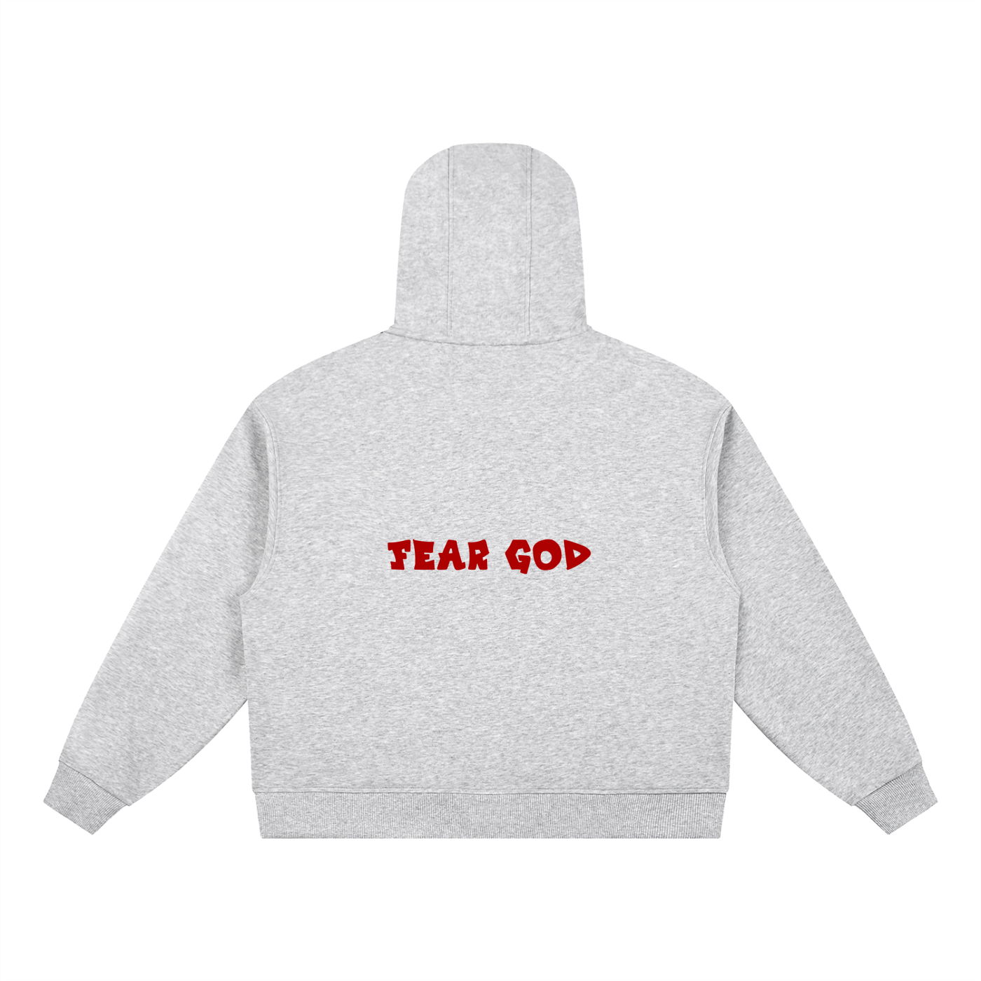 Boxy Button Placket Hoodie